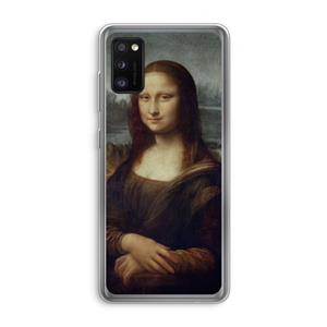 CaseCompany Mona Lisa: Samsung Galaxy A41 Transparant Hoesje