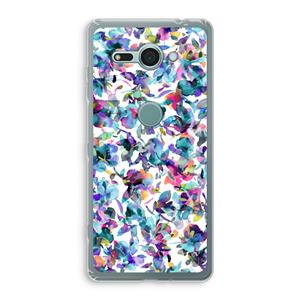 CaseCompany Hibiscus Flowers: Sony Xperia XZ2 Compact Transparant Hoesje