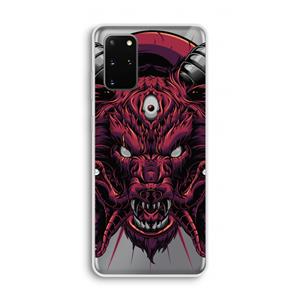 CaseCompany Hell Hound and Serpents: Samsung Galaxy S20 Plus Transparant Hoesje