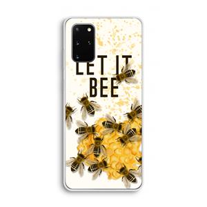 CaseCompany Let it bee: Samsung Galaxy S20 Plus Transparant Hoesje