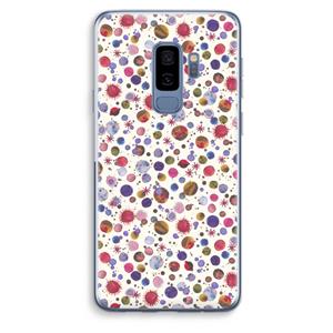 CaseCompany Planets Space: Samsung Galaxy S9 Plus Transparant Hoesje