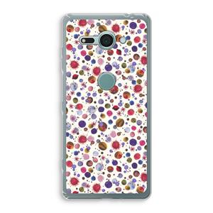CaseCompany Planets Space: Sony Xperia XZ2 Compact Transparant Hoesje