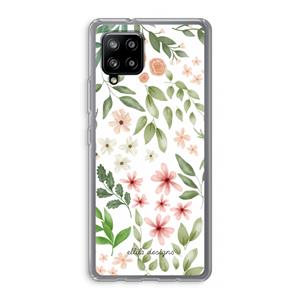 CaseCompany Botanical sweet flower heaven: Samsung Galaxy A42 5G Transparant Hoesje