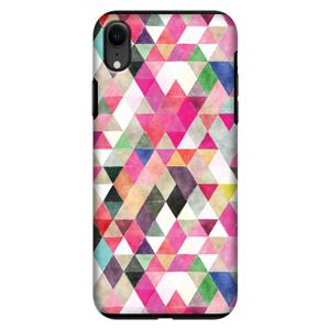 CaseCompany Gekleurde driehoekjes: iPhone XR Tough Case