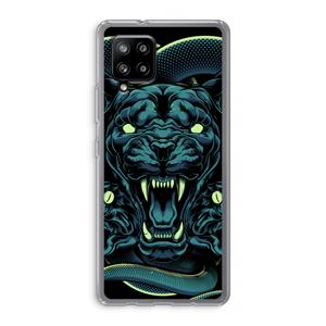 CaseCompany Cougar and Vipers: Samsung Galaxy A42 5G Transparant Hoesje