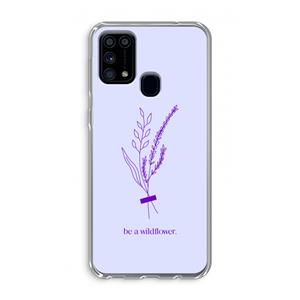 CaseCompany Be a wildflower: Samsung Galaxy M31 Transparant Hoesje