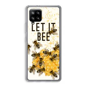 CaseCompany Let it bee: Samsung Galaxy A42 5G Transparant Hoesje
