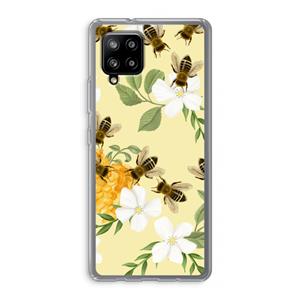 CaseCompany No flowers without bees: Samsung Galaxy A42 5G Transparant Hoesje