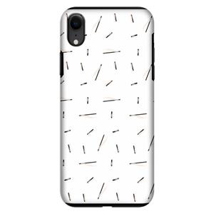 CaseCompany Hipster stripes: iPhone XR Tough Case