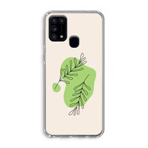 CaseCompany Beleaf in you: Samsung Galaxy M31 Transparant Hoesje