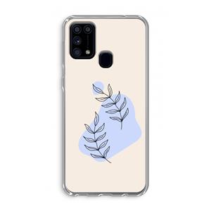 CaseCompany Leaf me if you can: Samsung Galaxy M31 Transparant Hoesje