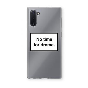 CaseCompany No drama: Samsung Galaxy Note 10 Transparant Hoesje