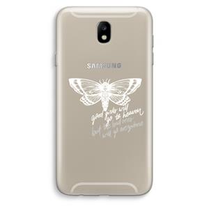 CaseCompany Good or bad: Samsung Galaxy J7 (2017) Transparant Hoesje
