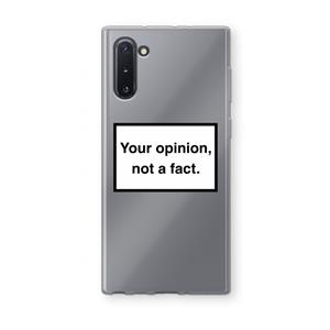 CaseCompany Your opinion: Samsung Galaxy Note 10 Transparant Hoesje