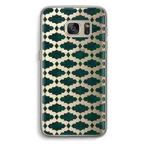 CaseCompany Moroccan tiles: Samsung Galaxy S7 Transparant Hoesje