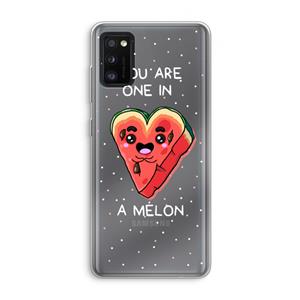 CaseCompany One In A Melon: Samsung Galaxy A41 Transparant Hoesje