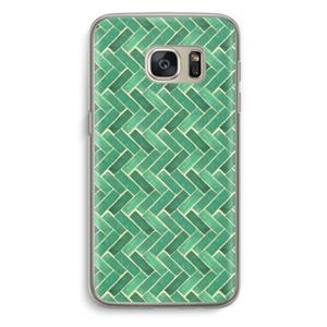 CaseCompany Moroccan tiles 2: Samsung Galaxy S7 Transparant Hoesje