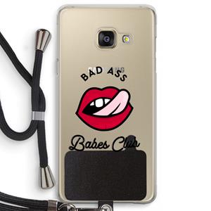CaseCompany Badass Babes Club: Samsung Galaxy A3 (2016) Transparant Hoesje met koord
