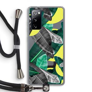 CaseCompany Fantasie jungle: Samsung Galaxy S20 FE / S20 FE 5G Transparant Hoesje met koord