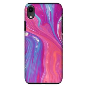 CaseCompany Paarse stroom: iPhone XR Tough Case