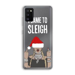 CaseCompany Came To Sleigh: Samsung Galaxy A41 Transparant Hoesje