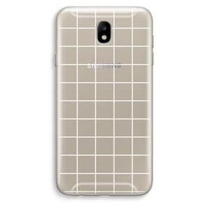 CaseCompany Rooster 2: Samsung Galaxy J7 (2017) Transparant Hoesje