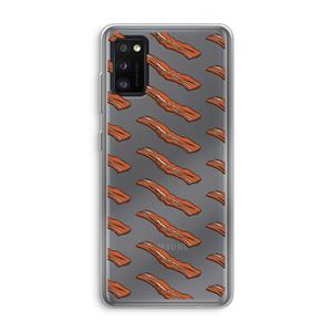 CaseCompany Bacon to my eggs #2: Samsung Galaxy A41 Transparant Hoesje