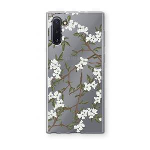 CaseCompany Blossoming spring: Samsung Galaxy Note 10 Transparant Hoesje