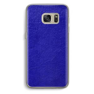 CaseCompany Majorelle Blue: Samsung Galaxy S7 Transparant Hoesje