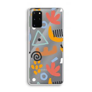 CaseCompany Abstract: Samsung Galaxy S20 Plus Transparant Hoesje