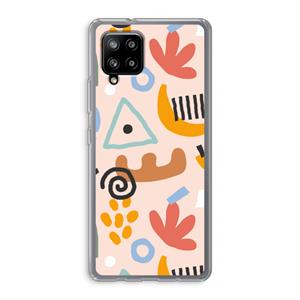 CaseCompany Abstract: Samsung Galaxy A42 5G Transparant Hoesje