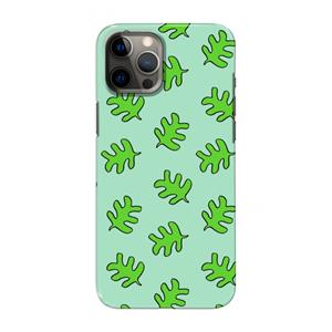 CaseCompany Groene blaadjes: Volledig geprint iPhone 12 Pro Max Hoesje
