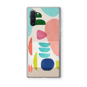 CaseCompany Bold Rounded Shapes: Samsung Galaxy Note 10 Transparant Hoesje
