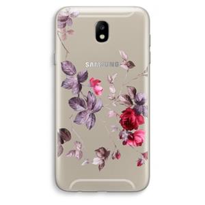 CaseCompany Mooie bloemen: Samsung Galaxy J7 (2017) Transparant Hoesje