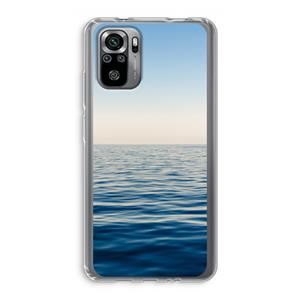 CaseCompany Water horizon: Xiaomi Redmi Note 10S Transparant Hoesje