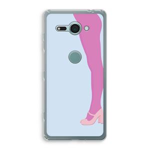 CaseCompany Pink panty: Sony Xperia XZ2 Compact Transparant Hoesje