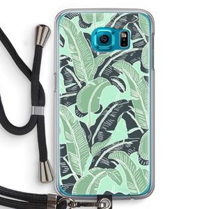 CaseCompany This Sh*t Is Bananas: Samsung Galaxy S6 Transparant Hoesje met koord