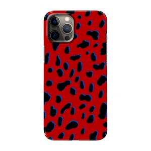 CaseCompany Red Leopard: Volledig geprint iPhone 12 Pro Max Hoesje