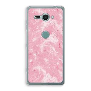 CaseCompany Abstract Painting Pink: Sony Xperia XZ2 Compact Transparant Hoesje