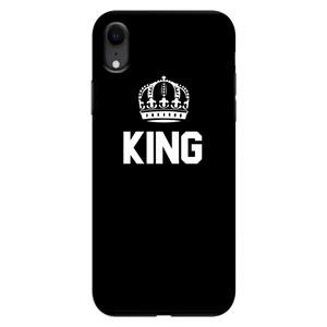 CaseCompany King zwart: iPhone XR Tough Case