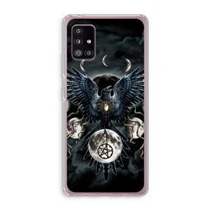 CaseCompany Sinister Wings: Samsung Galaxy A51 5G Transparant Hoesje
