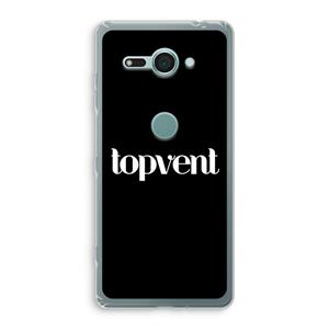 CaseCompany Topvent Zwart: Sony Xperia XZ2 Compact Transparant Hoesje