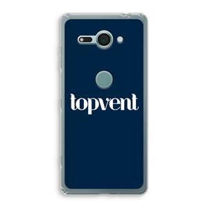 CaseCompany Topvent Navy: Sony Xperia XZ2 Compact Transparant Hoesje