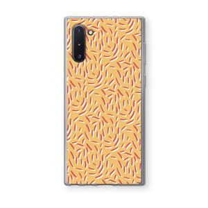 CaseCompany Camouflage: Samsung Galaxy Note 10 Transparant Hoesje