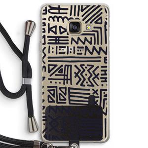 CaseCompany Marrakech print: Samsung Galaxy A3 (2016) Transparant Hoesje met koord