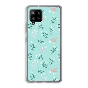 CaseCompany Small white flowers: Samsung Galaxy A42 5G Transparant Hoesje