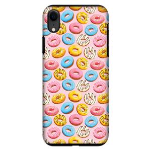 CaseCompany Pink donuts: iPhone XR Tough Case