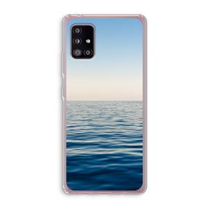 CaseCompany Water horizon: Samsung Galaxy A51 5G Transparant Hoesje