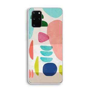 CaseCompany Bold Rounded Shapes: Samsung Galaxy S20 Plus Transparant Hoesje