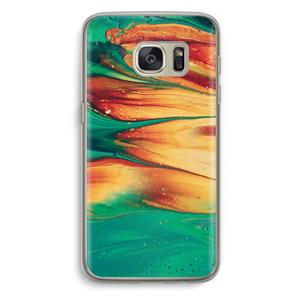 CaseCompany Green Inferno: Samsung Galaxy S7 Transparant Hoesje